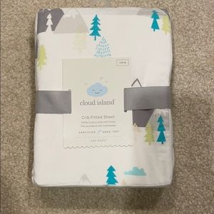 X3 Crib mattress fitted sheets purple and pink